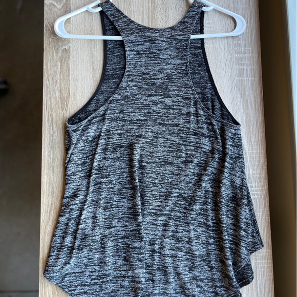 Aritzia Wilfred Free Burnette Trapeze High Neck Tank Top Grey Heather Medium - Picture 2 of 2